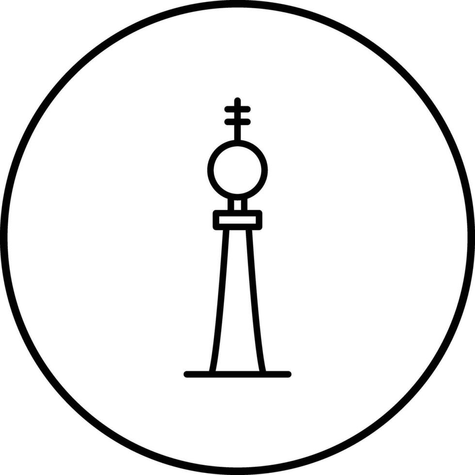 fernsehturm berlijn vector icoon