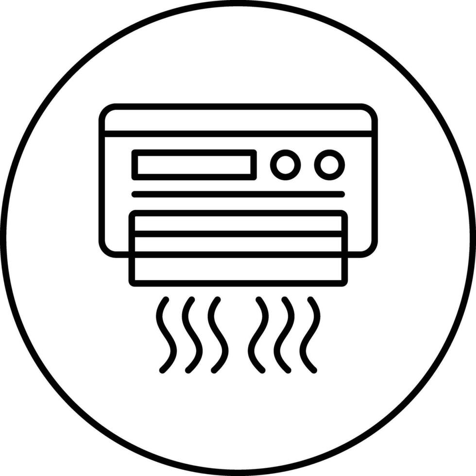 airconditioner vector pictogram