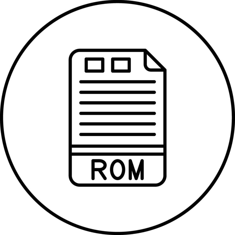 rom vector icoon