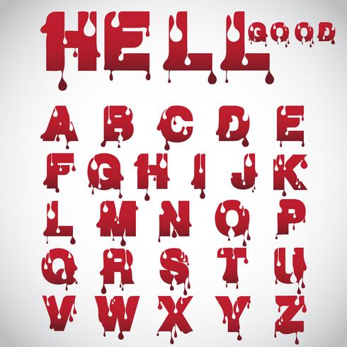 &quot;Hell good&quot; gemaakt van flow font, vector