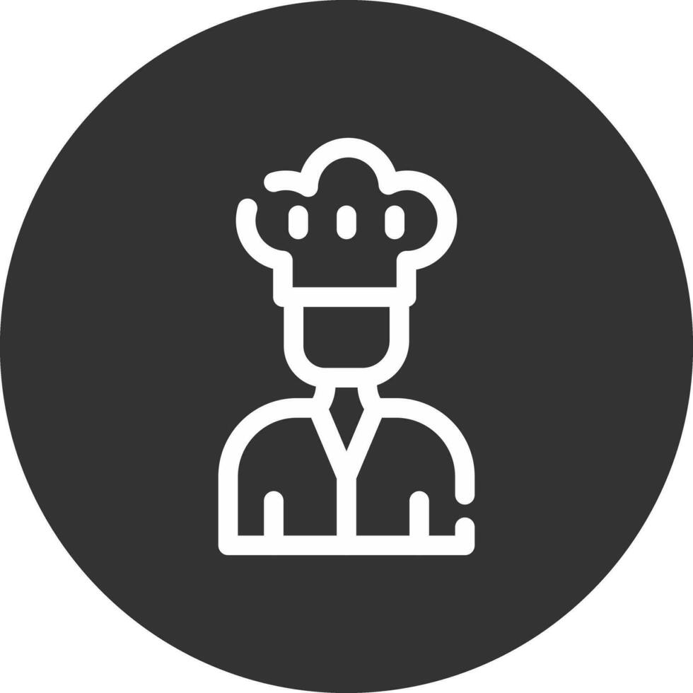 chef creatief icoon ontwerp vector