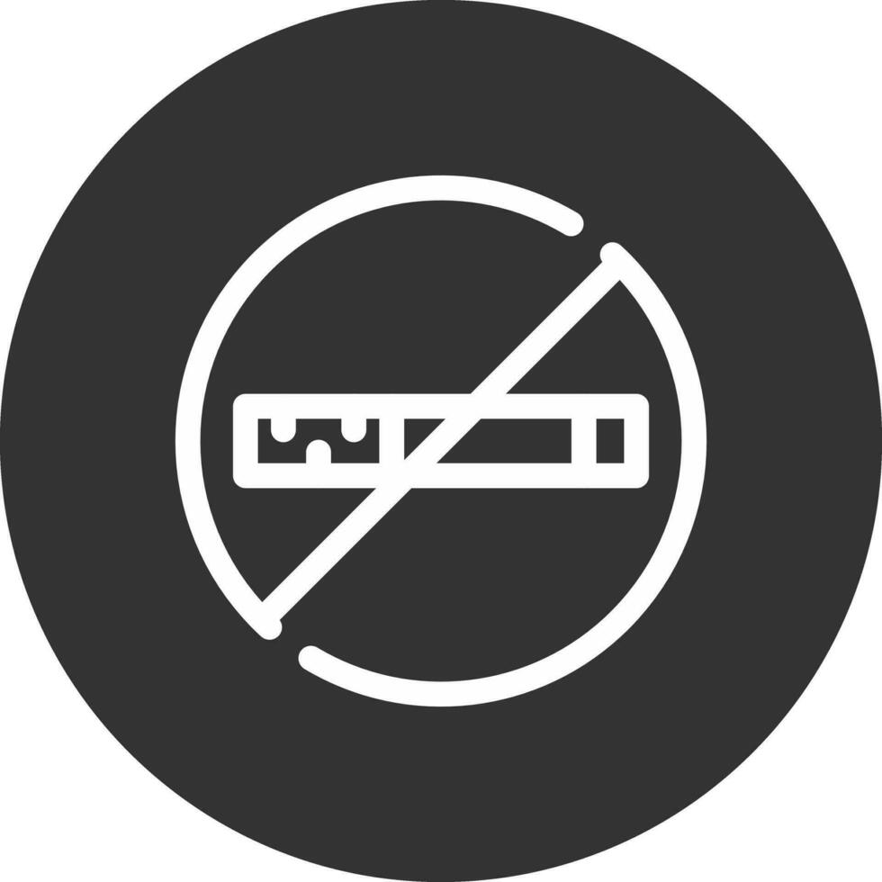 Nee roken creatief icoon ontwerp vector