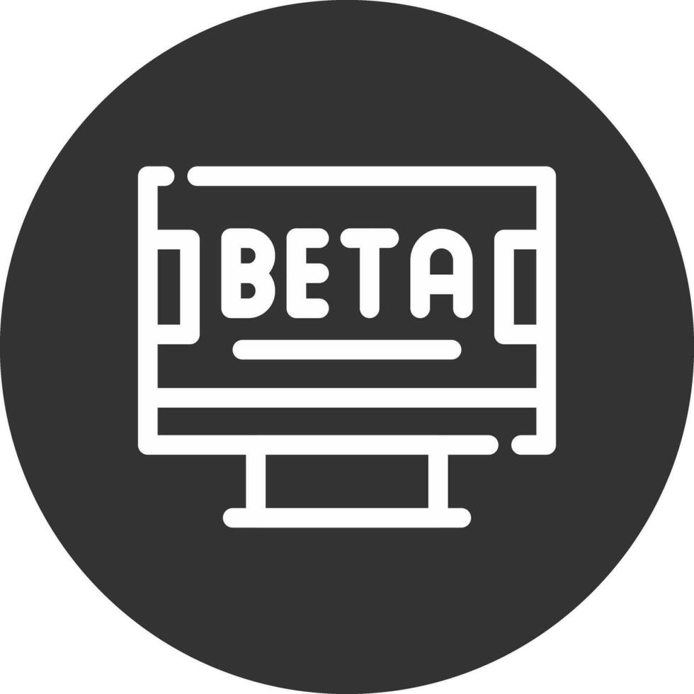 bèta creatief icoon ontwerp vector