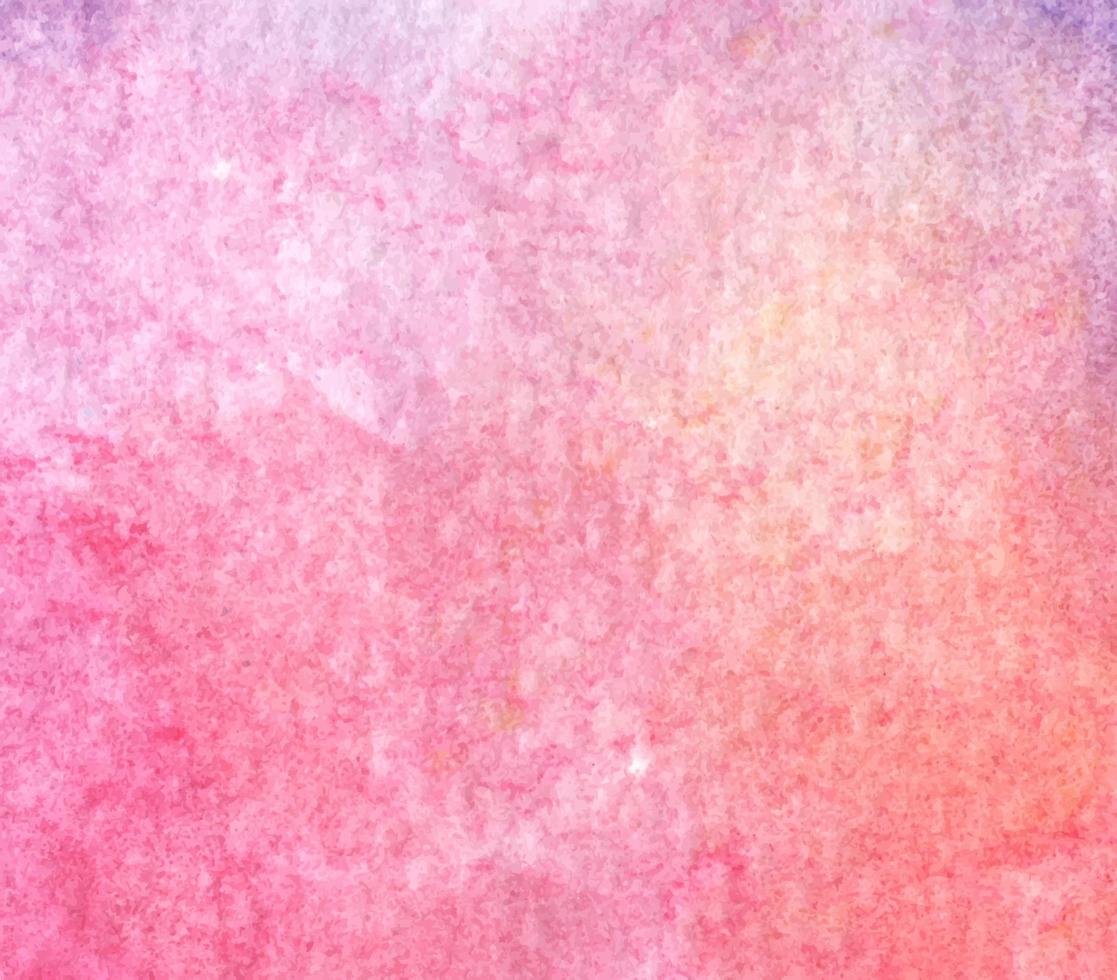 roze aquarel geschilderd papier textuur achtergrond. vector