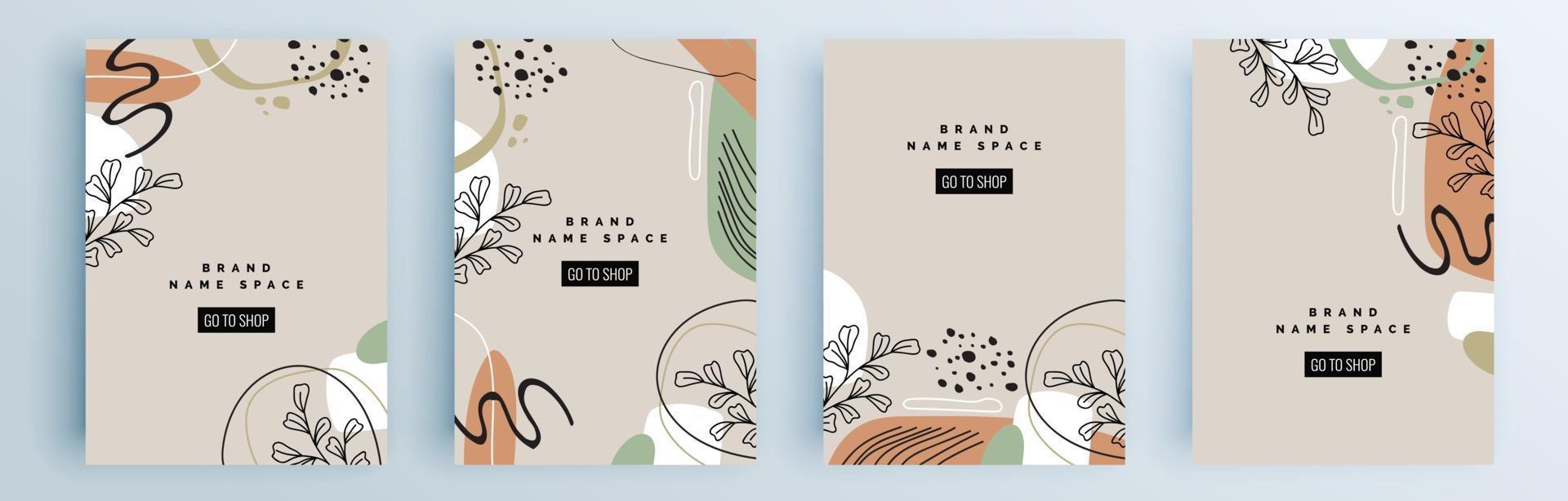 moderne abstracte covers set, minimaal covers ontwerp, kleurrijk geometrisch vector