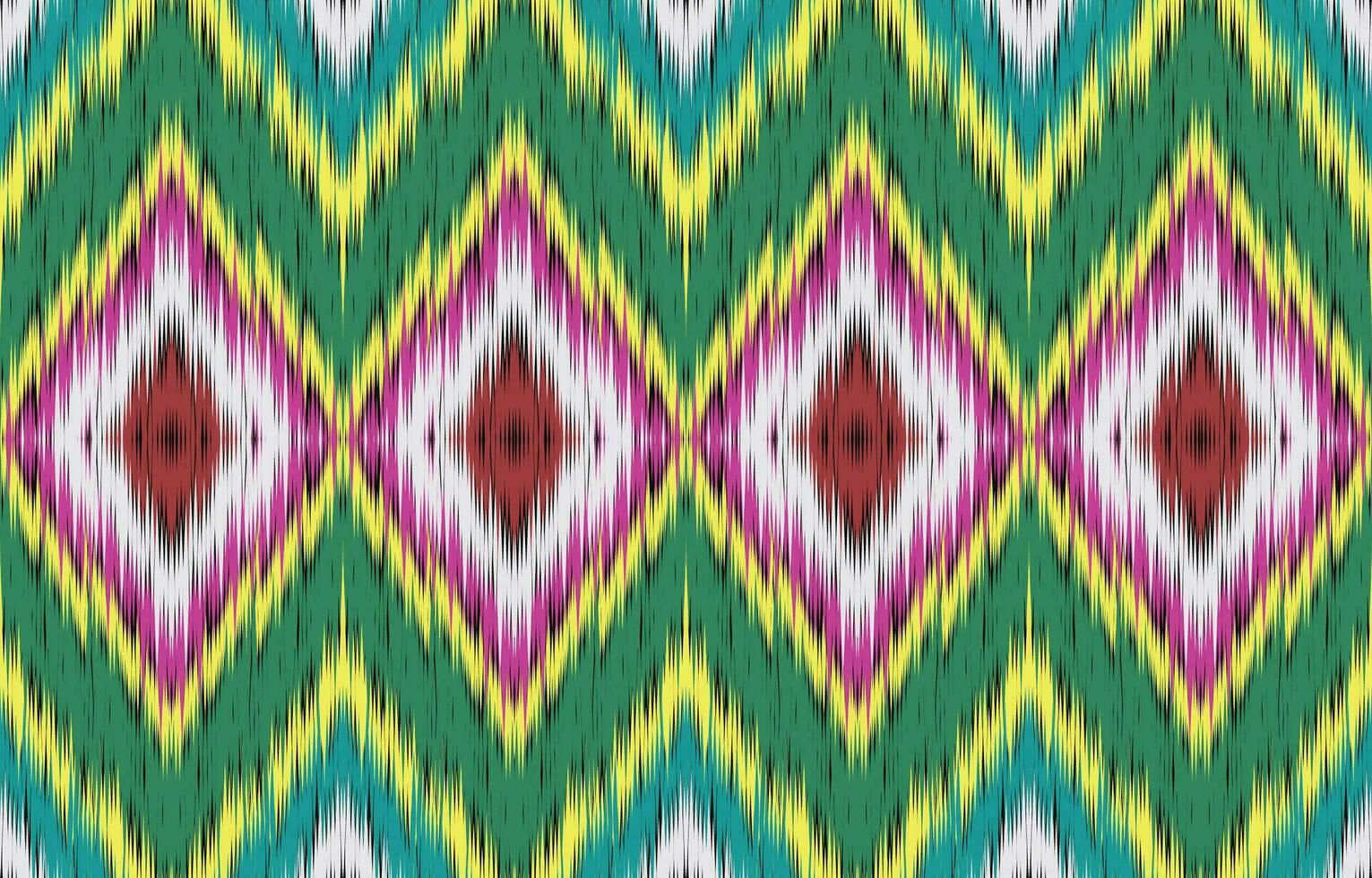 etnisch abstract ikat kunst. aztec ornament afdrukken. meetkundig etnisch patroon naadloos kleur oosters. ontwerp voor achtergrond ,gordijn, tapijt, behang, kleding, inpakken, batik, vector illustratie.