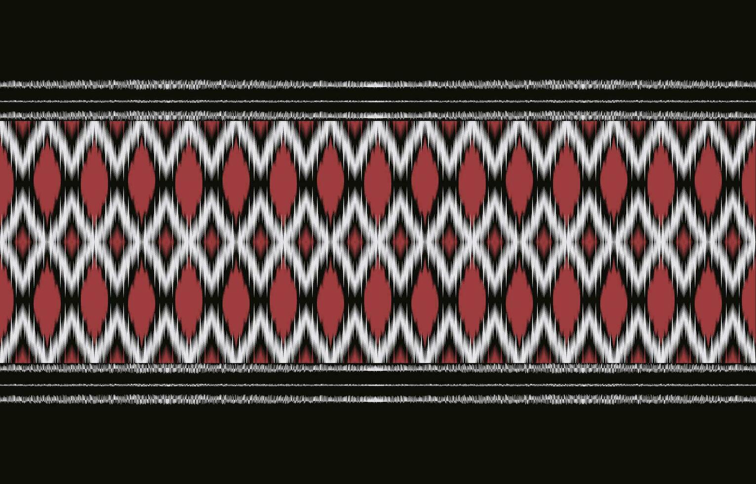 etnisch abstract ikat kunst. aztec ornament afdrukken. meetkundig etnisch patroon naadloos kleur oosters. ontwerp voor achtergrond ,gordijn, tapijt, behang, kleding, inpakken, batik, vector illustratie.