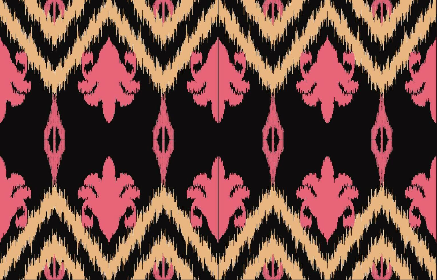 etnisch abstract ikat kunst. aztec ornament afdrukken. meetkundig etnisch patroon naadloos kleur oosters. ontwerp voor achtergrond ,gordijn, tapijt, behang, kleding, inpakken, batik, vector illustratie.