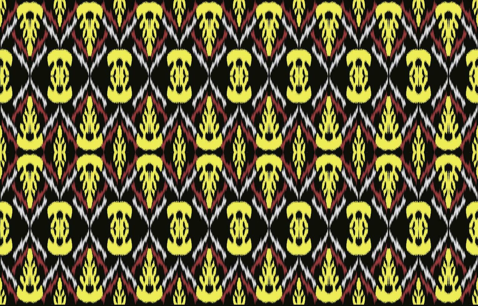 etnisch abstract ikat kunst. aztec ornament afdrukken. meetkundig etnisch patroon naadloos kleur oosters. ontwerp voor achtergrond ,gordijn, tapijt, behang, kleding, inpakken, batik, vector illustratie.