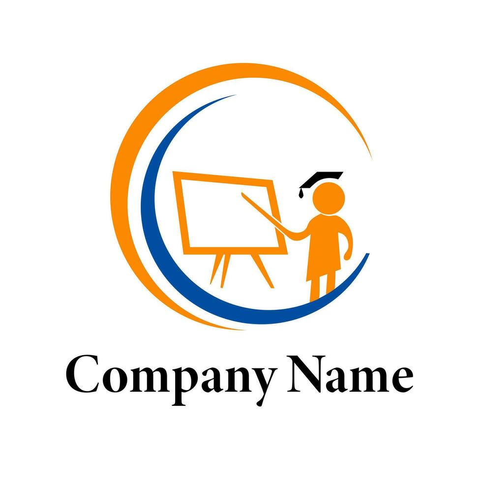 onderwijs onderwijzen logo vector ontwerp voor bedrijf
