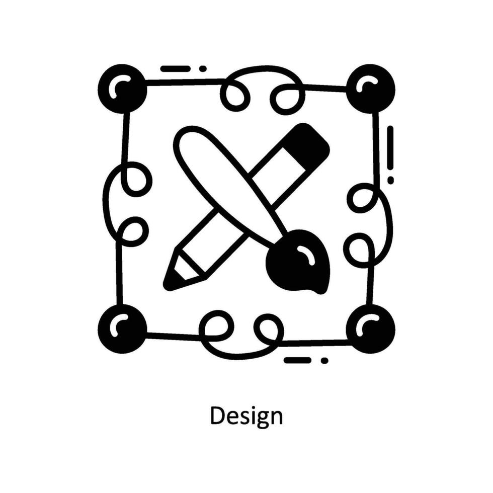 ontwerp tekening icoon ontwerp illustratie. opstarten symbool Aan wit achtergrond eps 10 het dossier vector