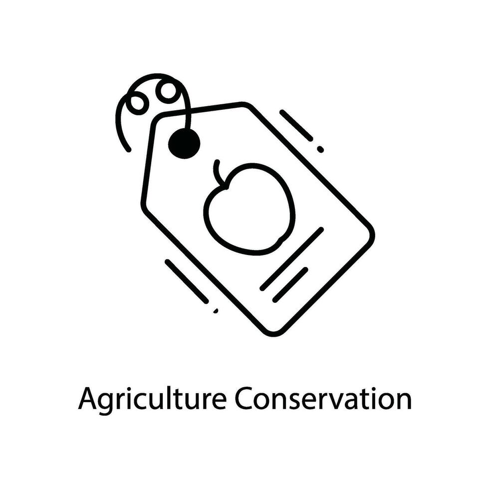 landbouw behoud tekening icoon ontwerp illustratie. landbouw symbool Aan wit achtergrond eps 10 het dossier vector