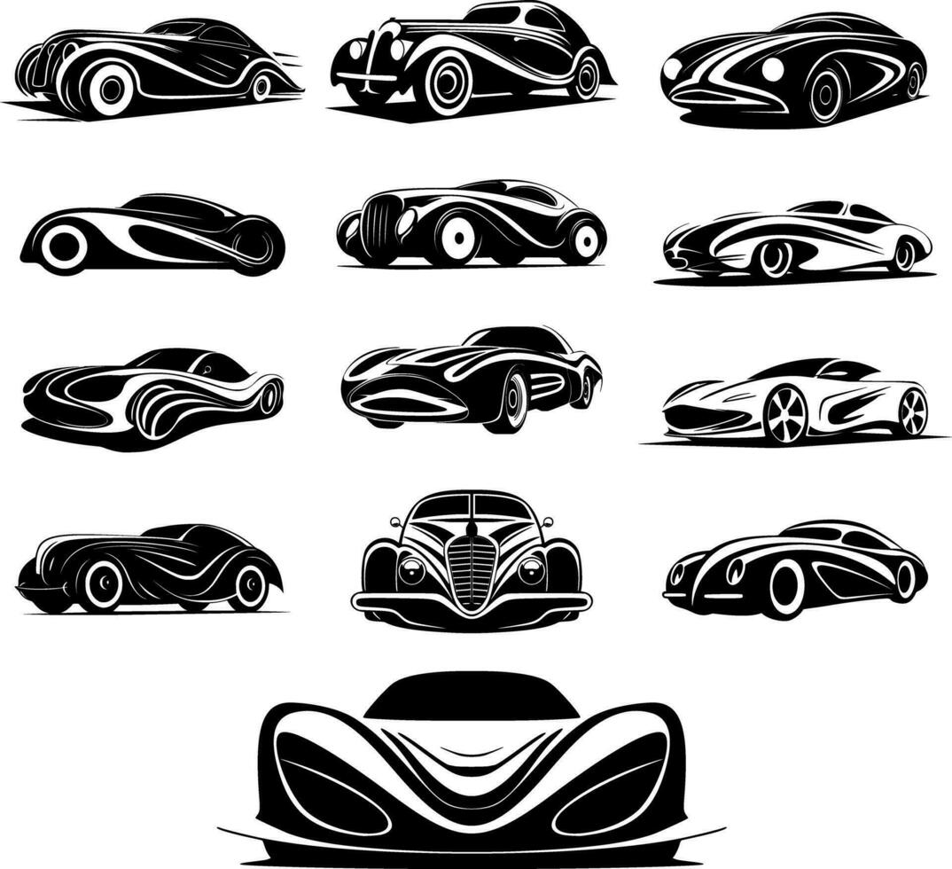 auto strak ontwerp logo vector