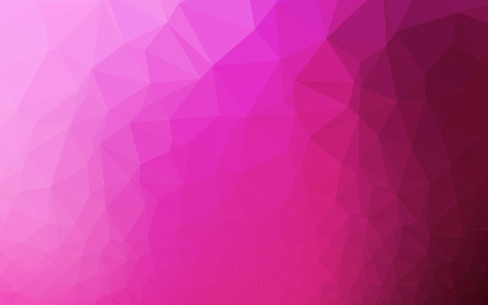 licht roze vector wazig driehoek patroon.