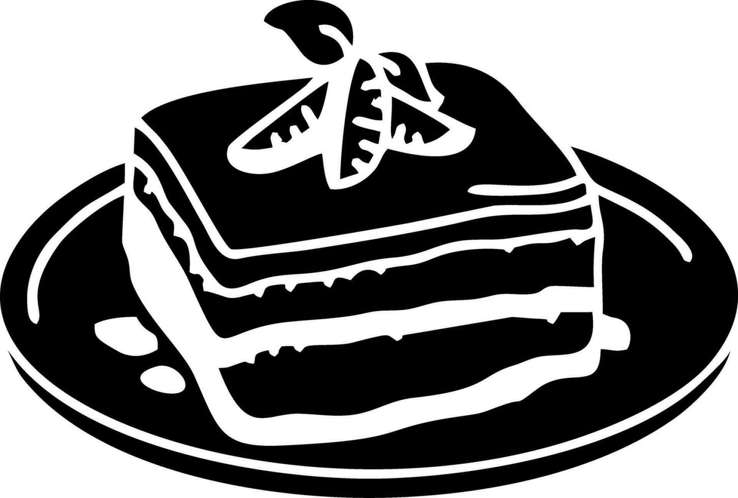 logo icoon taart vector gelukkig brithday moment