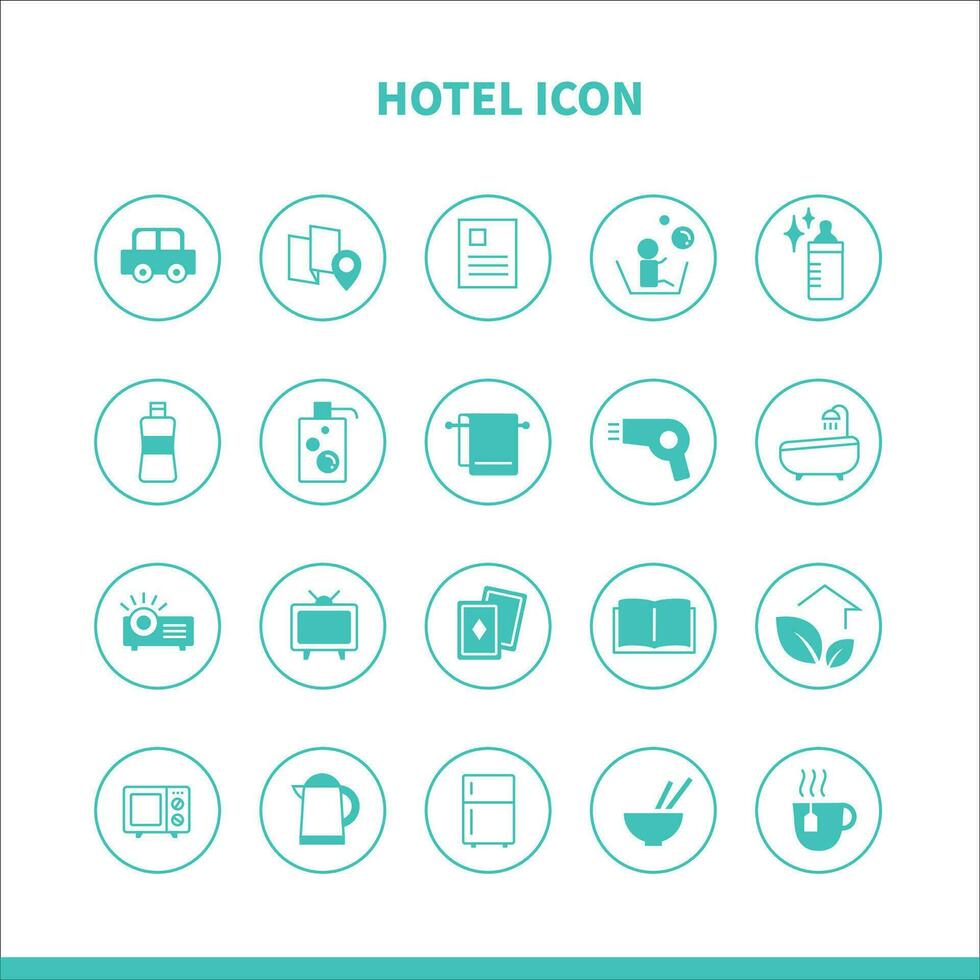 minimalistische icoon voor homestay of hotel logo, vector illustratie