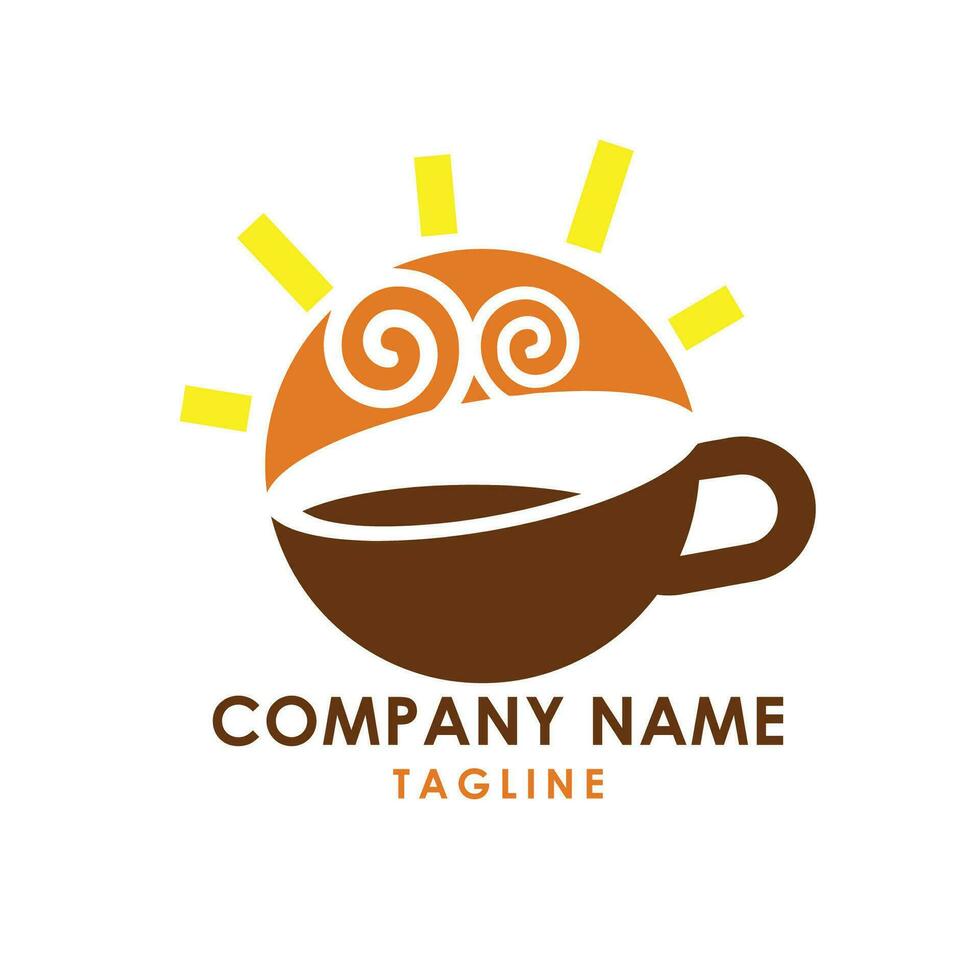 coffeeshop logo ontwerp vector