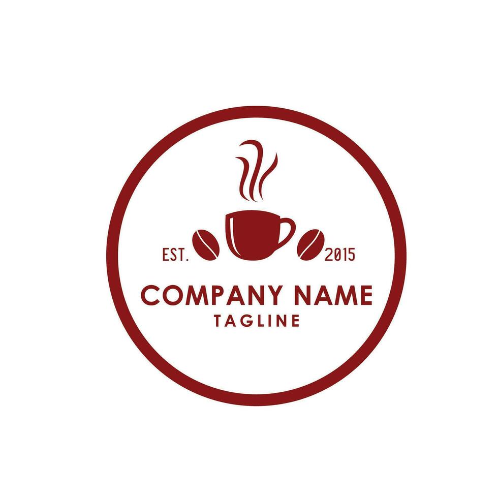 coffeeshop logo ontwerp vector