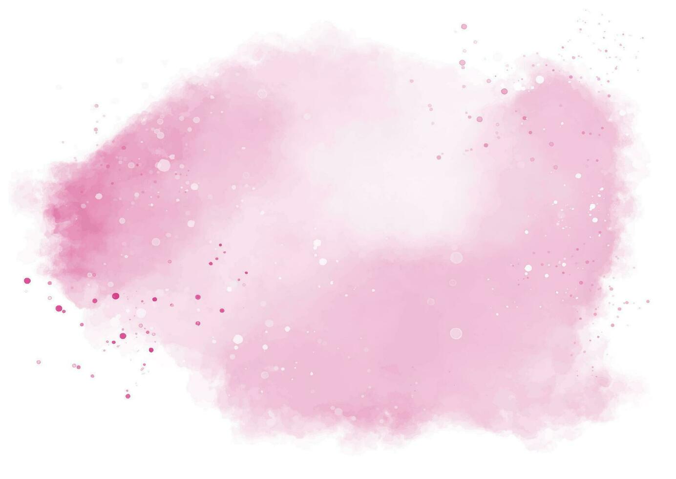 pastel roze hand- geschilderd waterverf geklater ontwerp vector