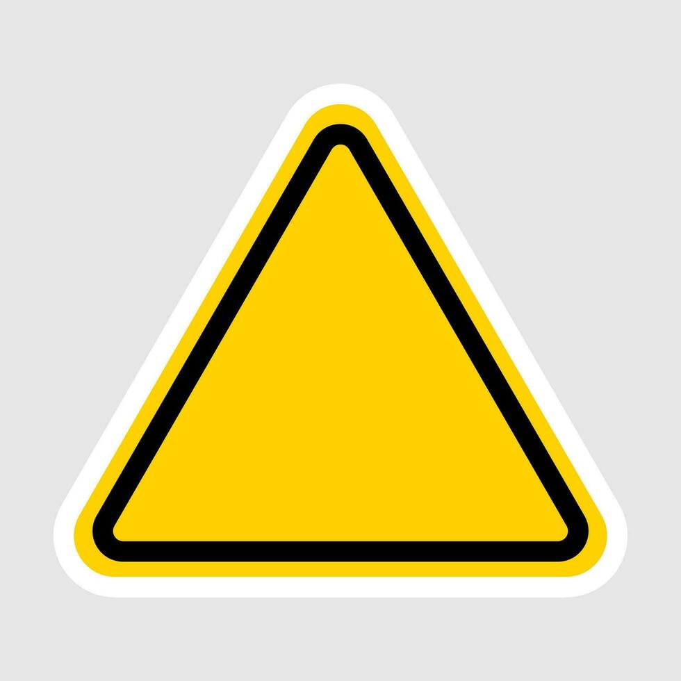 driehoek waarschuwing teken icoon. vector ontwerp.