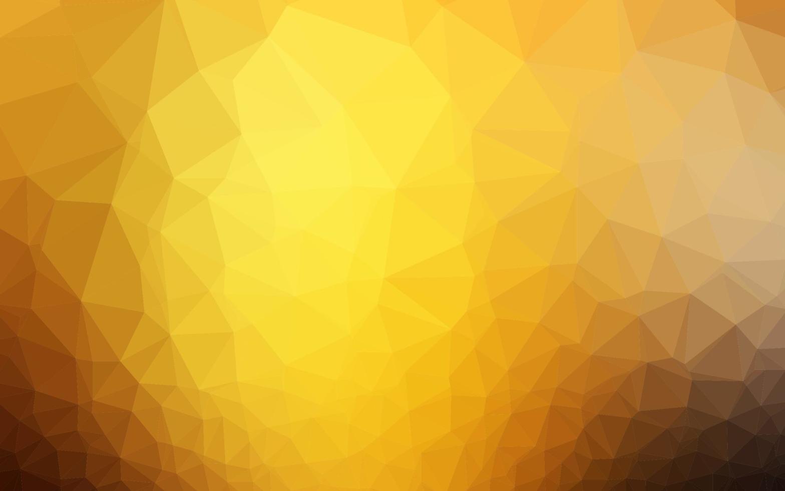 donkergeel, oranje vector abstract mozaïekpatroon.