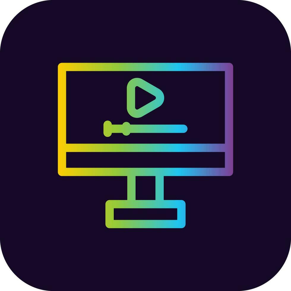 video creatief icoon ontwerp vector