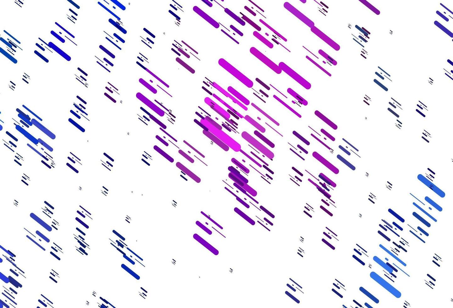 lichtroze, blauw vectorpatroon met smalle lijnen. vector