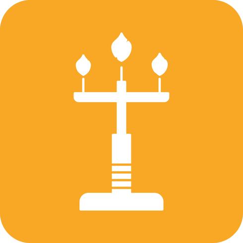 vector lamp pictogram