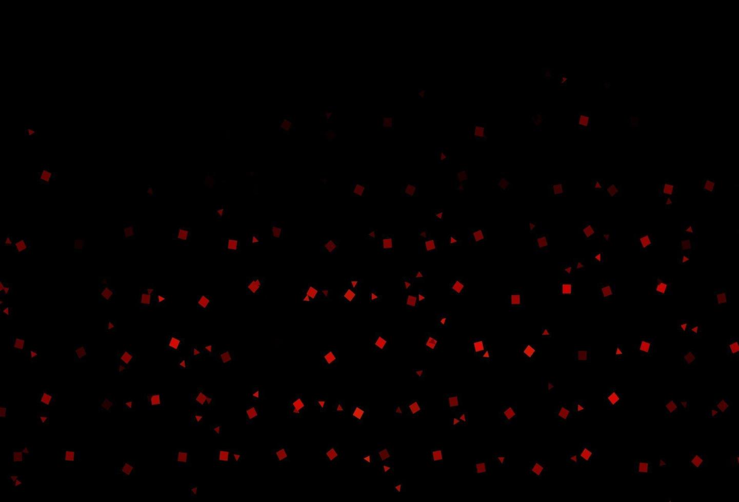 donkerrode vectorlay-out met cirkels, lijnen, rechthoeken. vector