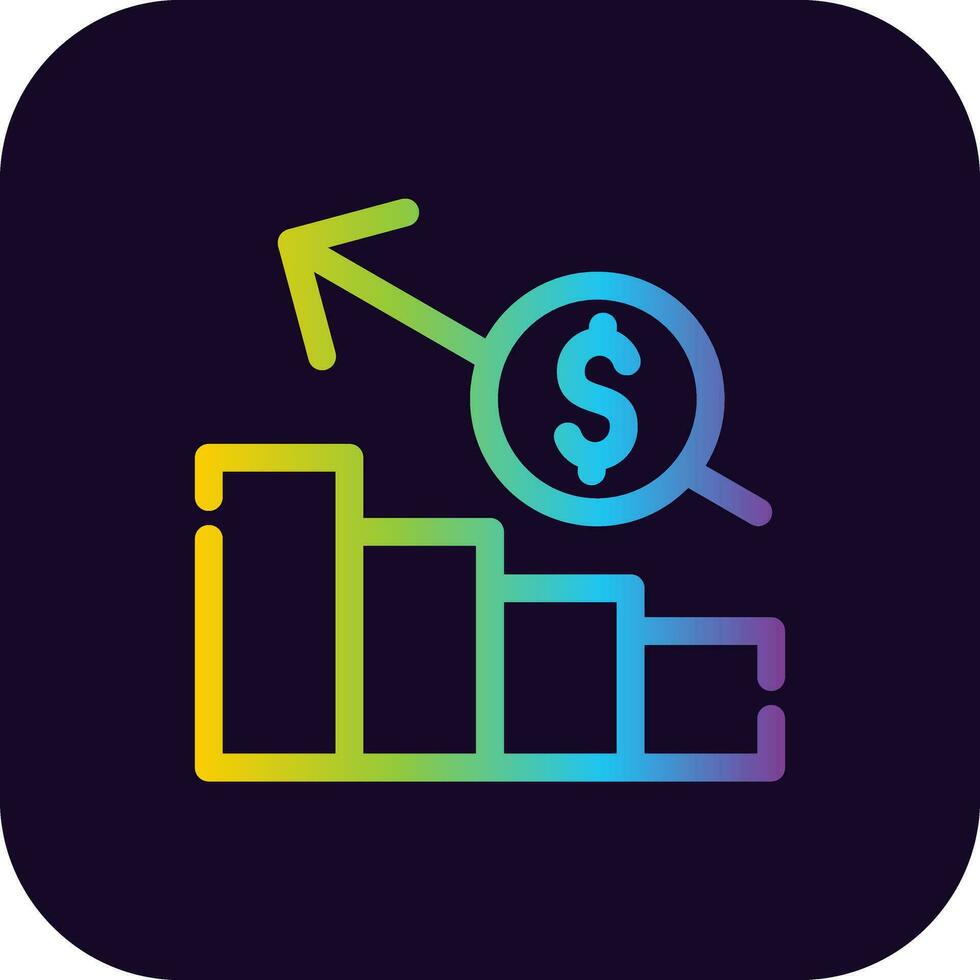 bar diagram creatief icoon ontwerp vector