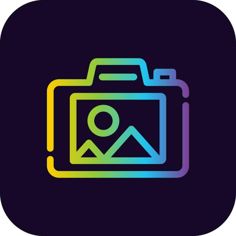 terug camera creatief icoon ontwerp vector