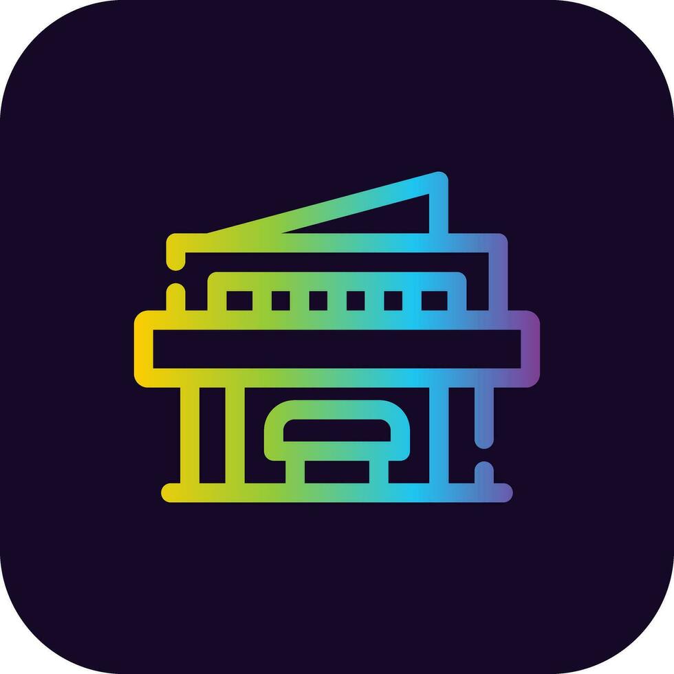 piano creatief icoon ontwerp vector