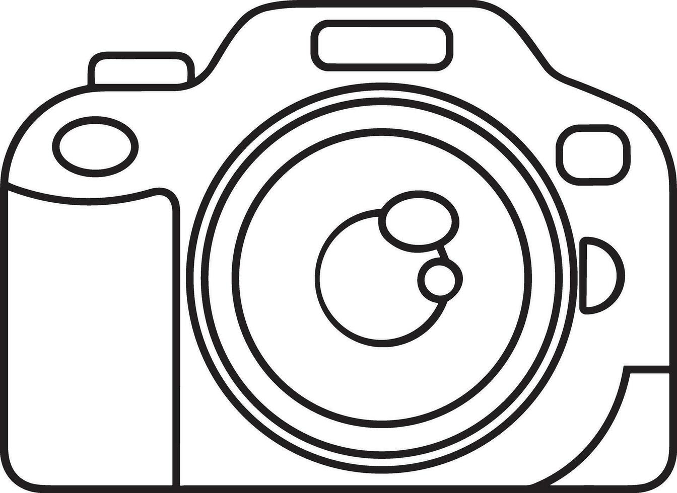 camera fotografie icoon symbool beeld vector. illustratie van multimedia fotografisch lens grapich ontwerp afbeeldingen vector