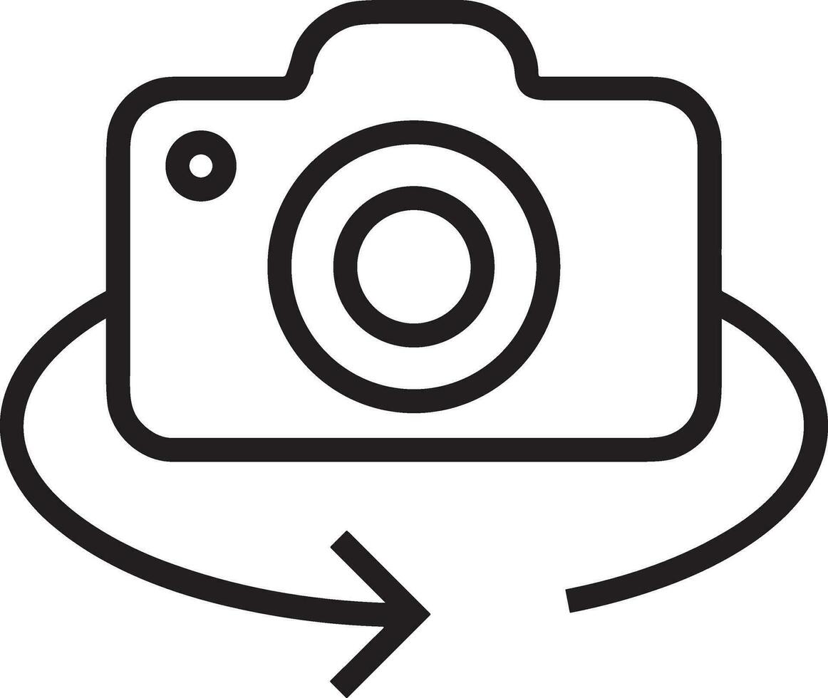 camera fotografie icoon symbool beeld vector. illustratie van multimedia fotografisch lens grapich ontwerp afbeeldingen vector