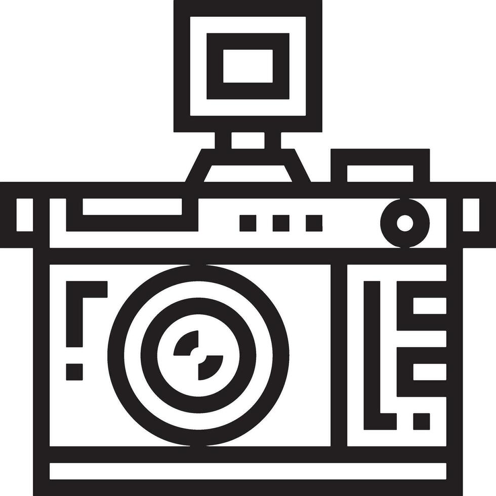 camera fotografie icoon symbool beeld vector. illustratie van multimedia fotografisch lens grapich ontwerp afbeeldingen vector