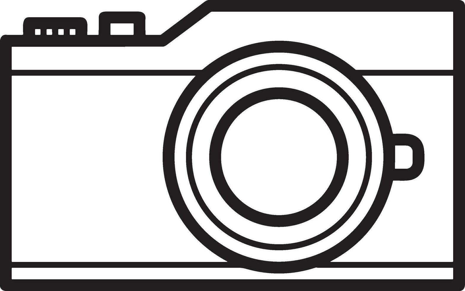 camera fotografie icoon symbool beeld vector. illustratie van multimedia fotografisch lens grafisch ontwerp beeld vector