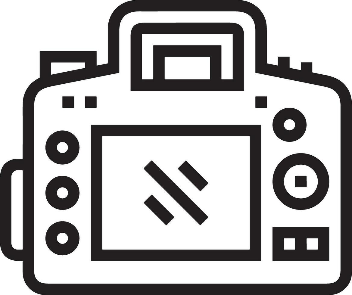 camera fotografie icoon symbool beeld vector. illustratie van multimedia fotografisch lens grapich ontwerp beeld vector