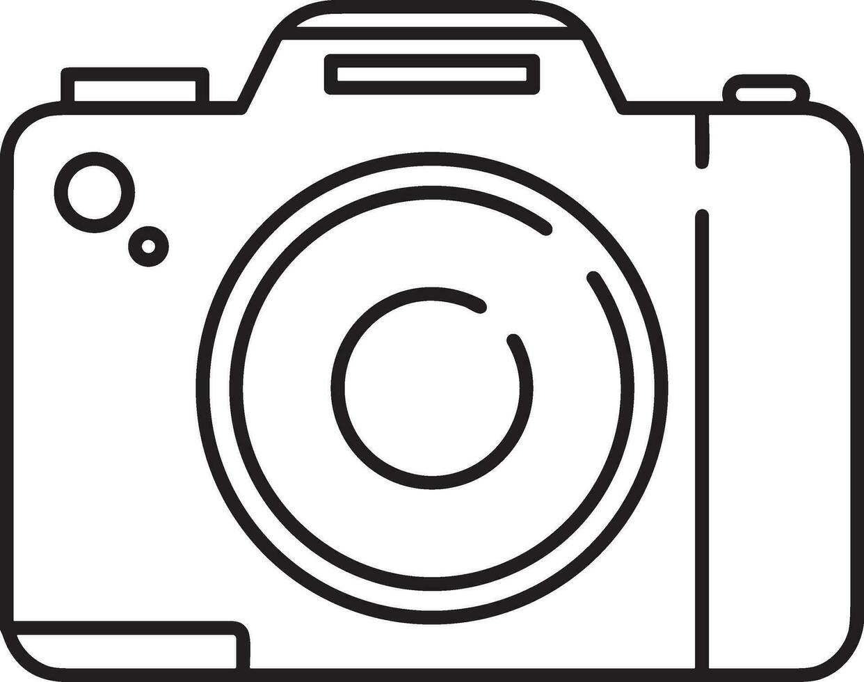 camera fotografie icoon symbool beeld vector. illustratie van multimedia fotografisch lens grapich ontwerp beeld vector