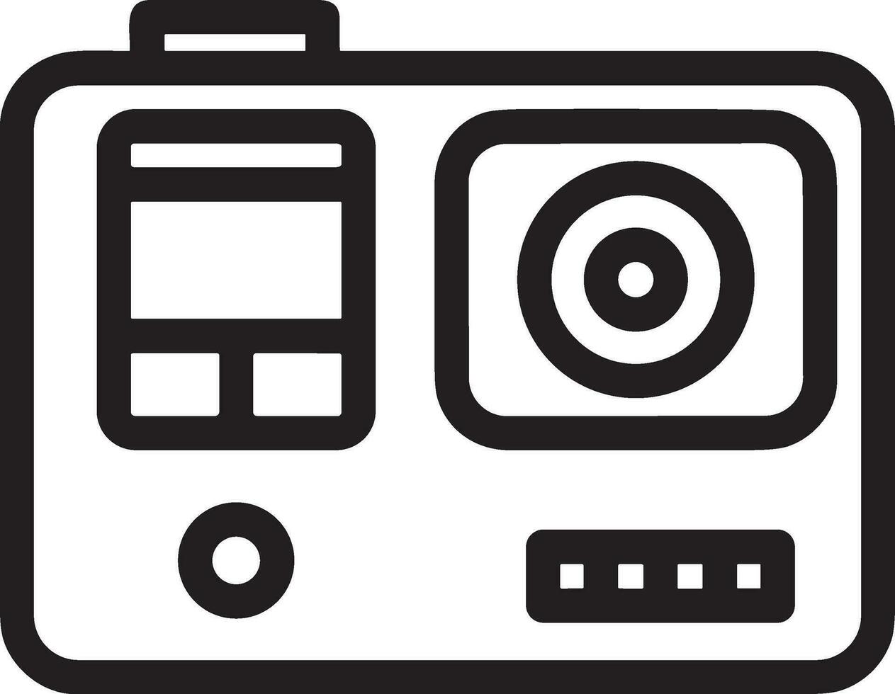 camera fotografie icoon symbool beeld vector. illustratie van multimedia fotografisch lens grapich ontwerp beeld vector