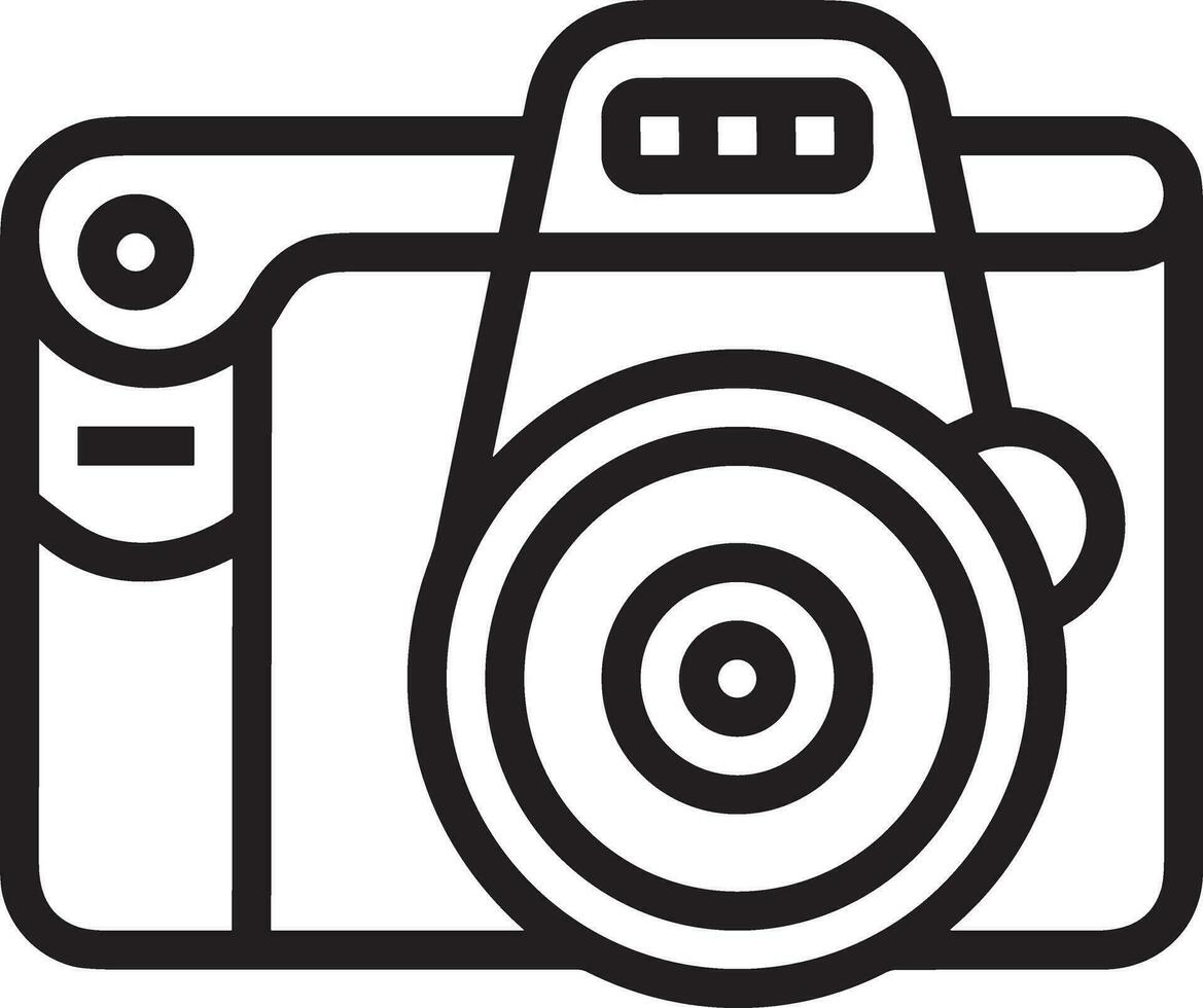 camera fotografie icoon symbool beeld vector. illustratie van multimedia fotografisch lens grapich ontwerp beeld vector