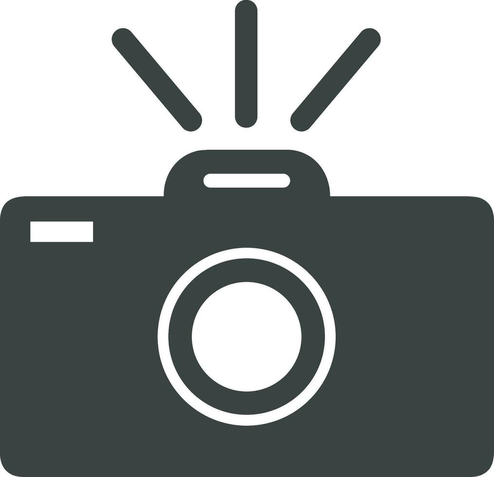 camera fotografie icoon symbool beeld vector. illustratie van multimedia fotografisch lens grapich ontwerp beeld vector