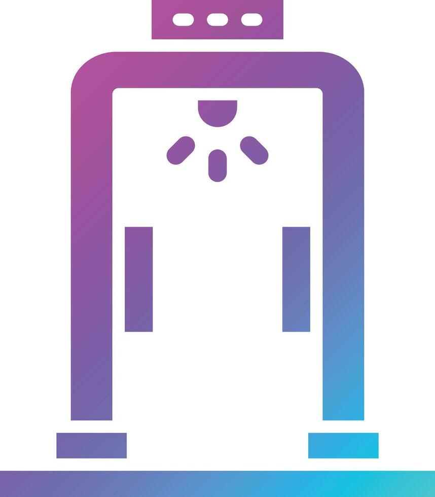 metaaldetector vector pictogram ontwerp illustratie