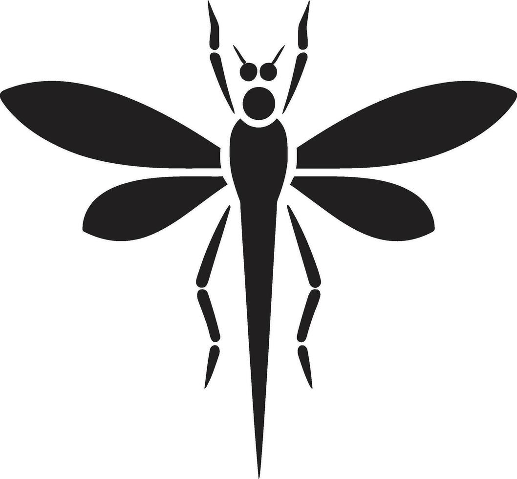 vector kever profiel elegant stok insect logo