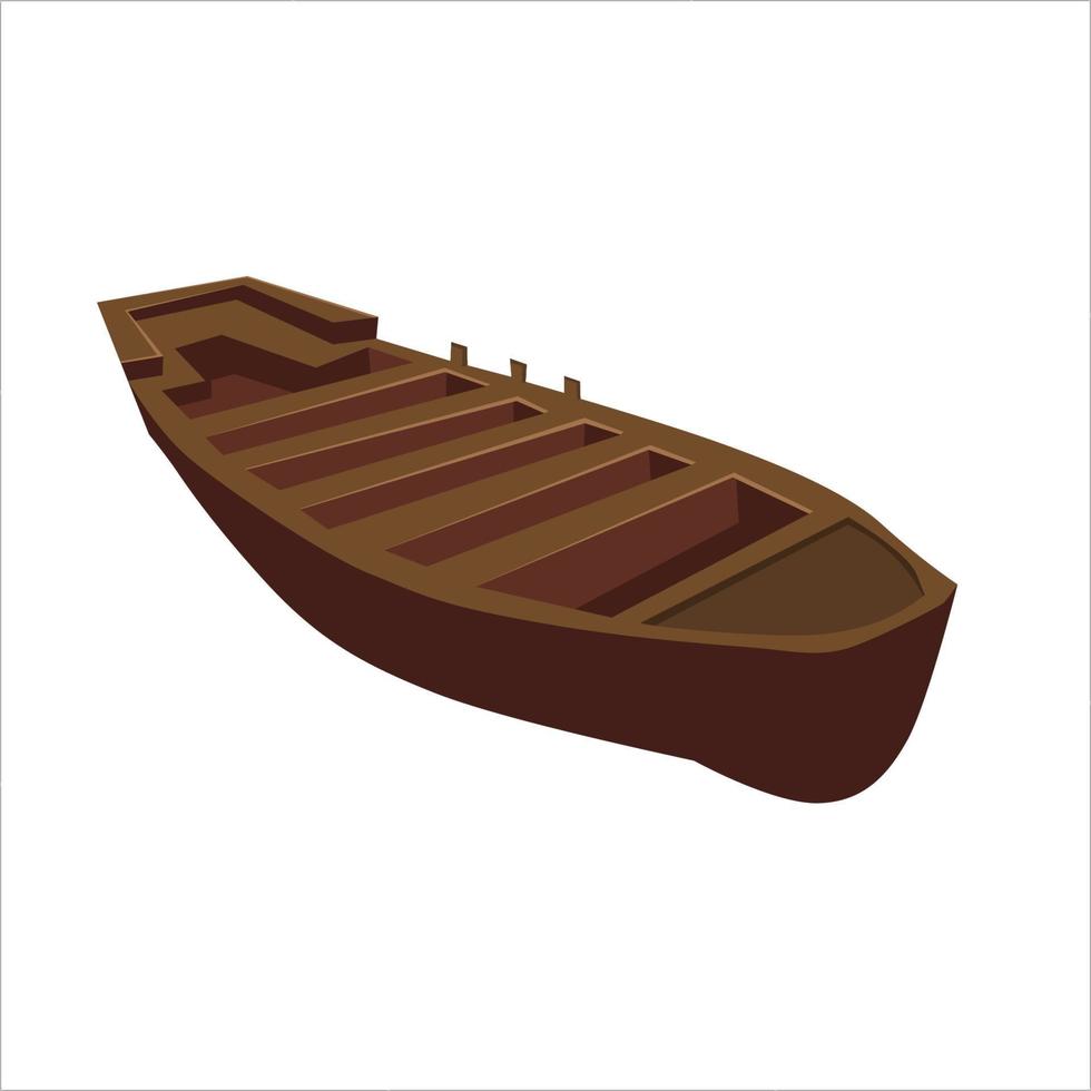 boot egale kleur illustraties ontwerp vector