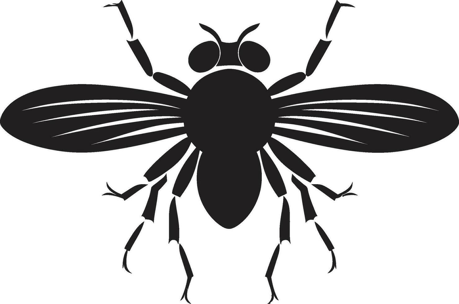 bijten vector symbool klein insect geselen insigne