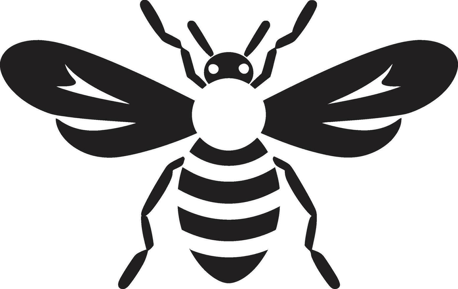 donker vector monarch embleem stil insect dynastie logo