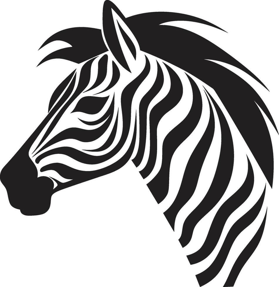 monochromatisch safari icoon vorstelijk majesteit van natuur insigne vector