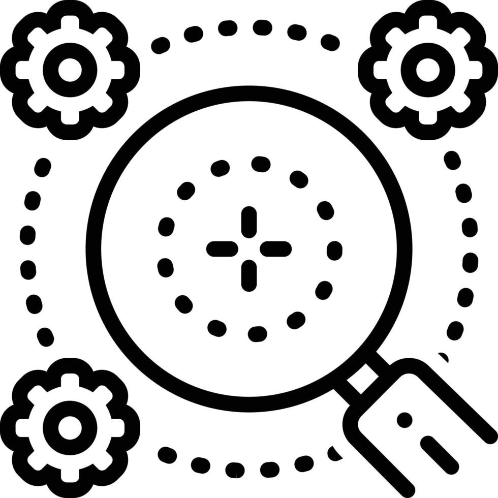 lijnpictogram voor algemeenheden vector