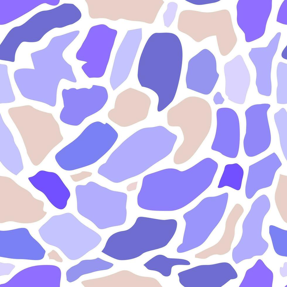 abstract vector naadloos patroon van beige en Purper vlekken. licht en neutrale. geschikt voor kleding stof, omhulsel papier en achtergrond ontwerpen.