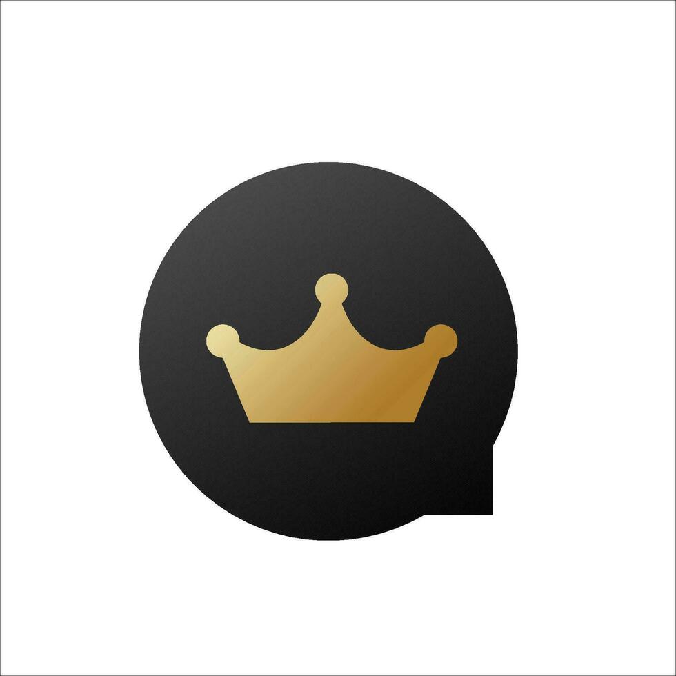 zwart vip etiket met gouden kroon. premie beloning certificaat voor uitnodiging met exclusief embleem en elegant ontwerp voor beroemd en rijk vector bezoekers